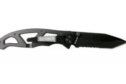 Couteau pliant Gerber Paraframe I Tanto GE003628 manche squelette en acier inox noir 10,5cm