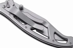 Couteau pliant Gerber Paraframe GE04844 semi-denté manche squelette en acier gris