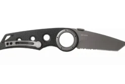 Couteau pliant Gerber Remix Tactical GE003641 lame Tanto manche troué en G10 noir 12cm