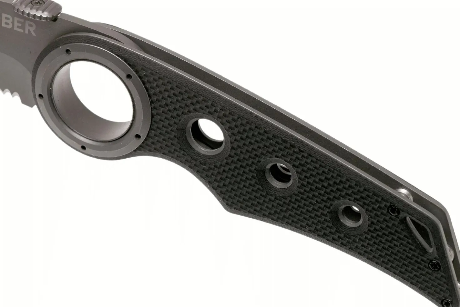 Couteau pliant Gerber Remix Tactical GE003641 lame Tanto manche troué en G10 noir 12cm