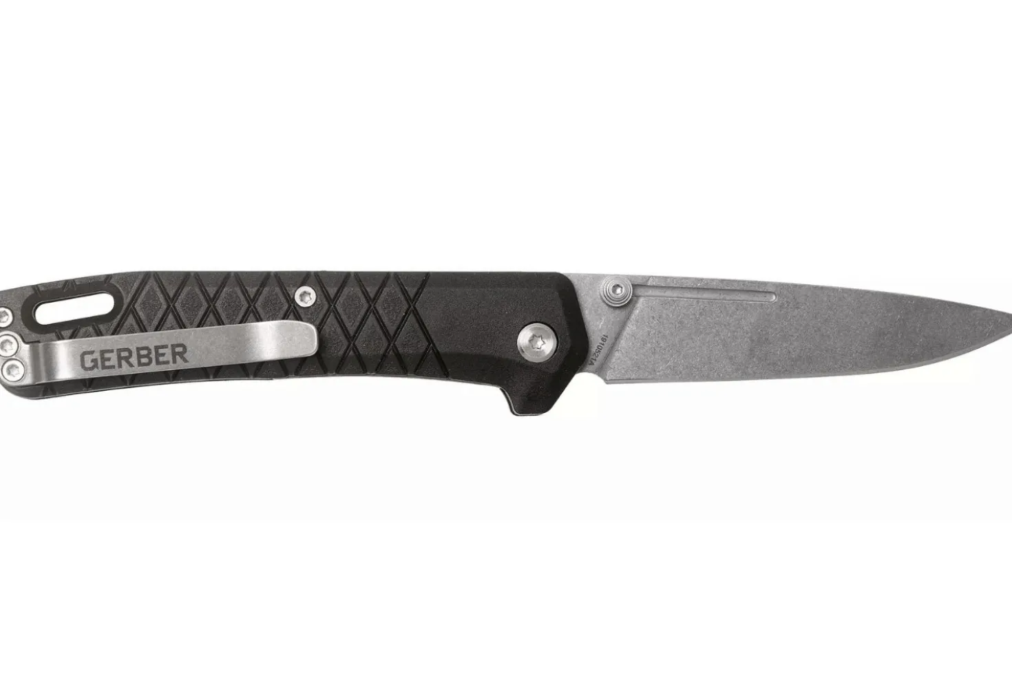 Couteau pliant Gerber Zilch GE001879 manche en nylon / fibres de verre noir 10,3cm