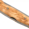 Couteau pliant Helle Bleja H625 manche en bois de bouleau 11,7cm + gaine en cuir