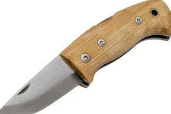 Couteau pliant Helle Kletten H662 manche en bois de bouleau frisé 8cm