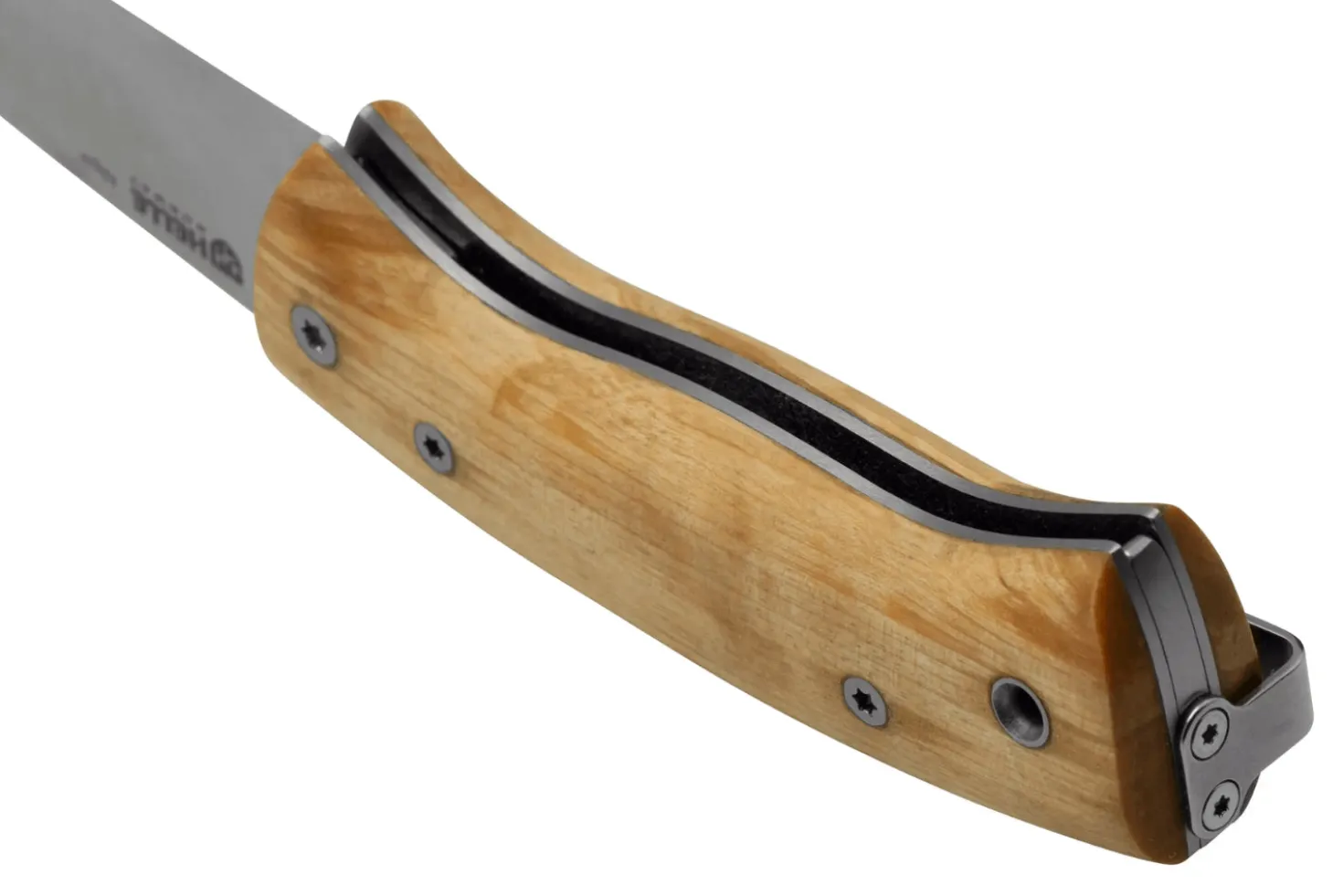 Couteau pliant Helle Nipa H657 manche en bois de bouleau 9,4cm