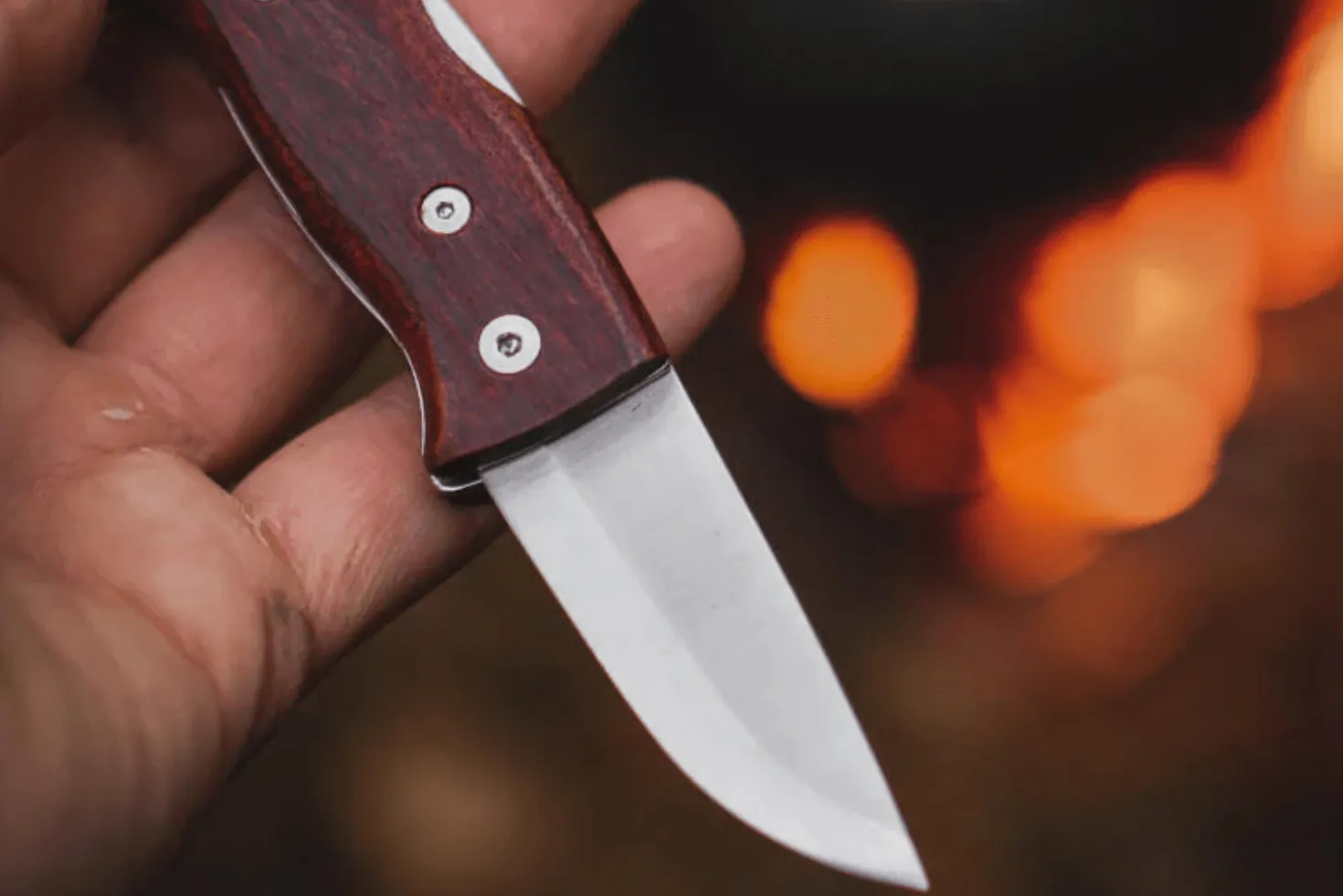 Couteau pliant Helle Raud S H663 manche en bois de bouleau 8cm