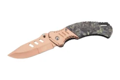 Couteau pliant Herbertz 575612 bronzé manche 11.5cm camouflage + étui