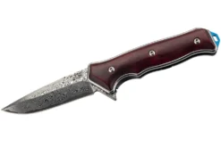 Couteau pliant Herbertz 594212 lame damassée et manche bois de santal 12,3cm