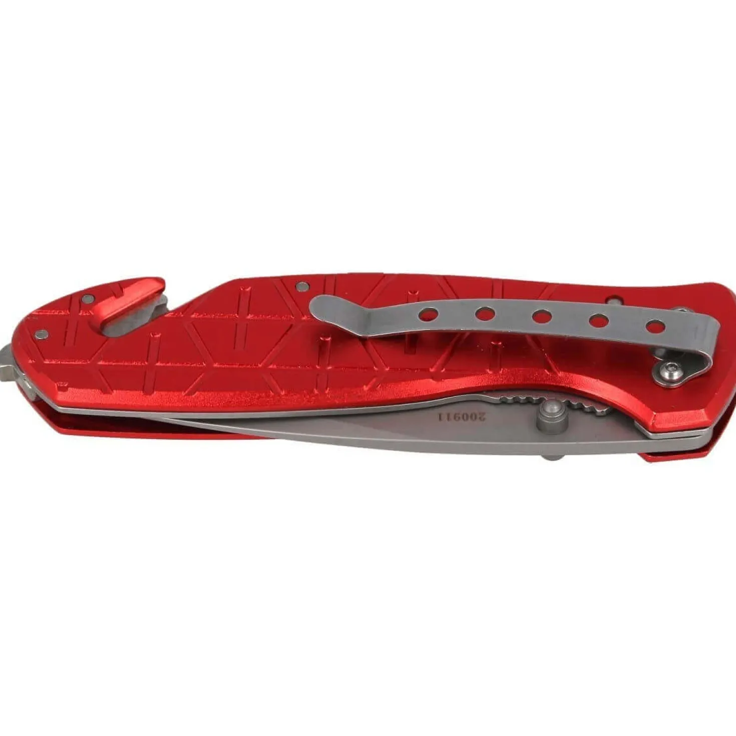 Couteau pliant Herbertz 200911 manche rouge 12cm + fonctions sécurité