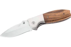 Couteau pliant Herbertz 579810 manche zebrawood avec mitres en acier inox 10cm