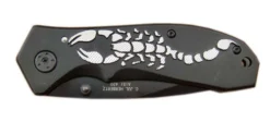 Couteau pliant Herbertz 44067 manche décor scorpion 11cm