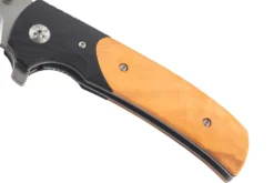 Couteau pliant Herbertz 591112 manche en G10 et bois d'Euonymus 11,7cm