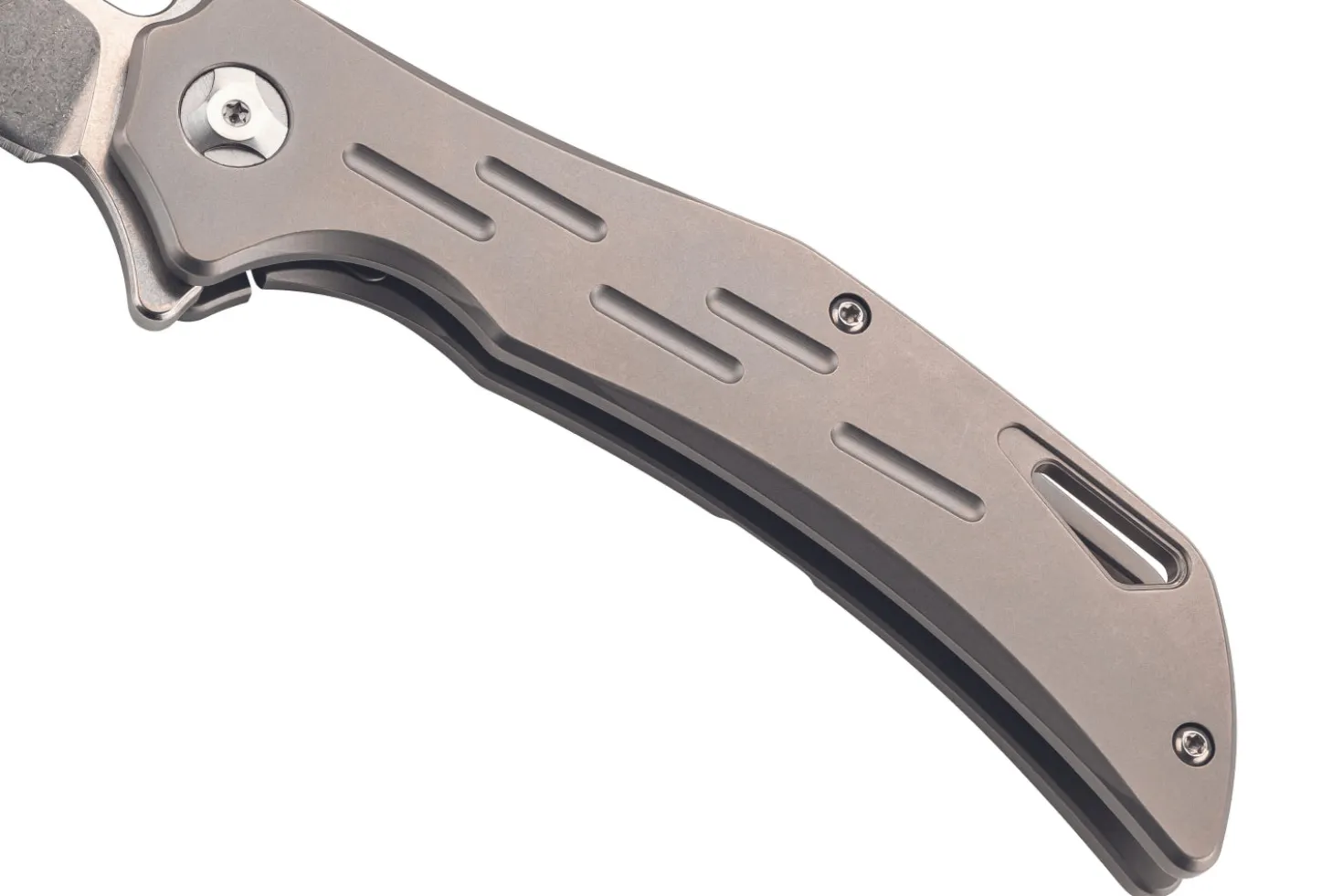 Couteau pliant Herbertz 593512 manche robuste en titanium gris 11,8cm