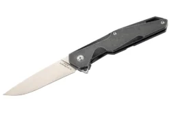 Couteau pliant Herbertz 533312 manche style épuré en titane noir 12,3cm