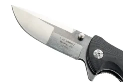 Couteau pliant Herbertz 583312 manche à rainures antidérapantes en G10 11,7cm + étui