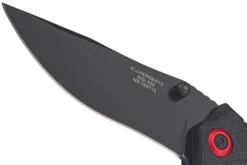 Couteau pliant Herbertz 588712 manche en fibre de verre revêtement noir 11,8cm