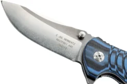 Couteau pliant Herbertz 583212 manche G10 antidérapant bicolore 11,5cm + étui
