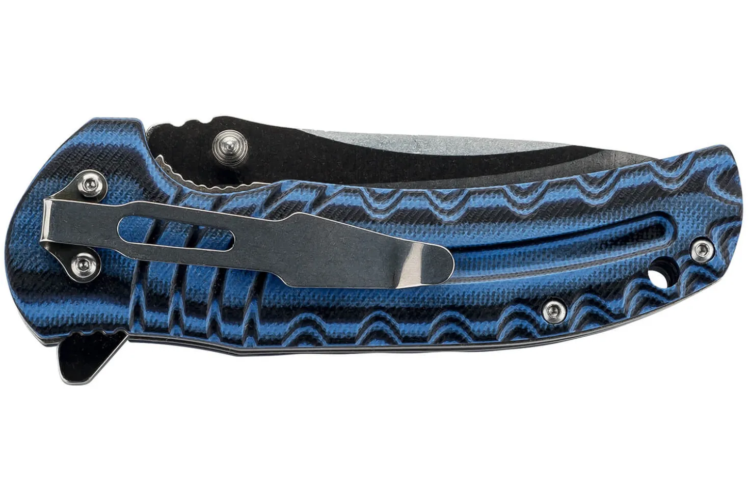 Couteau pliant Herbertz 583212 manche G10 antidérapant bicolore 11,5cm + étui