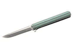 Couteau pliant Herbertz 593312 manche fin en titanium vert 11,8cm