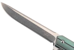 Couteau pliant Herbertz 593312 manche fin en titanium vert 11,8cm