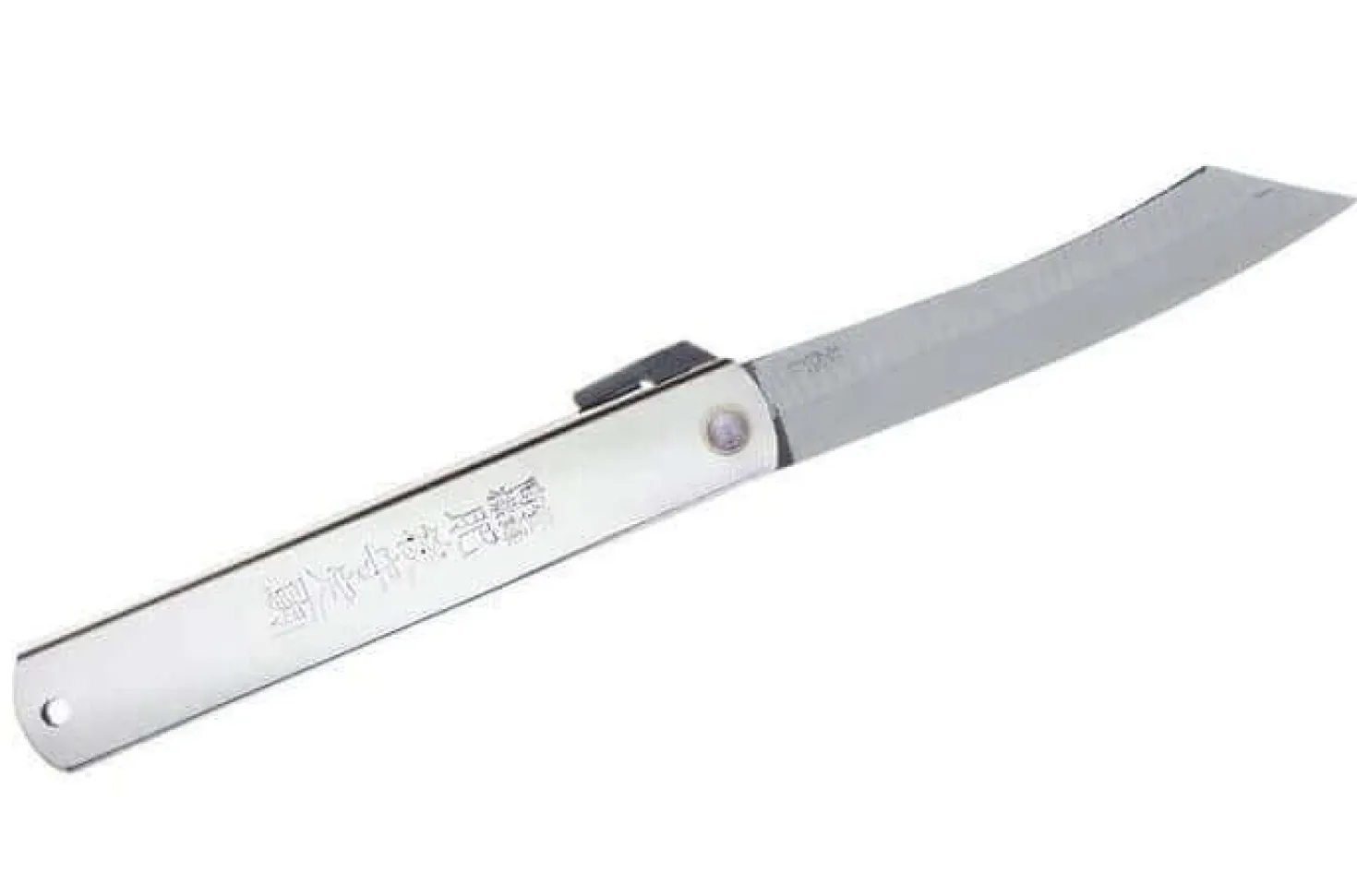 Couteau pliant Higonokami 667 acier carbone manche gravé 7,5cm en acier