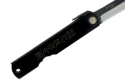 Couteau pliant Higonokami luxe 16.N acier carbone manche laiton noir 10cm