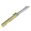 Couteau pliant Higonokami luxe 16 acier carbone manche laiton gravé 10cm