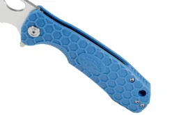 Couteau pliant Honey Badger Flipper Large 01HO040 manche nylon / fibres de verre bleu 11,7cm