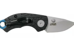 Couteau pliant Kershaw Aftereffect KS.1180 manche en nylon/fibre de verre noir motif angulaire 7,6cm