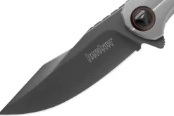 Couteau pliant Kershaw Believer KS.2070 manche en acier inox gris 10,7cm + clip de poche réversible