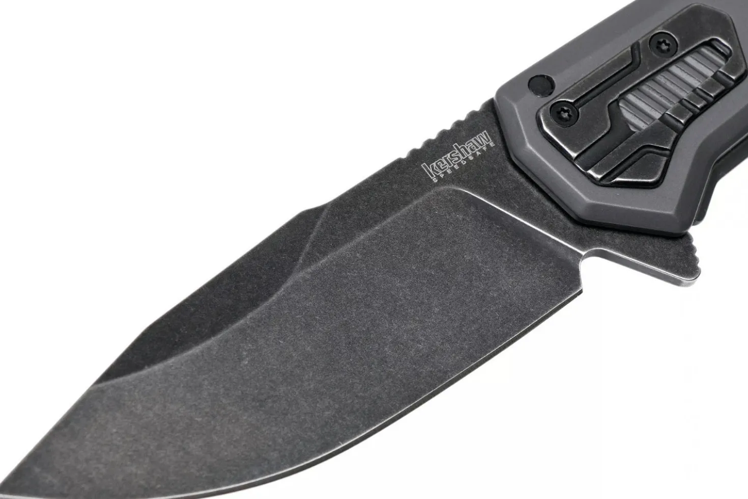 Couteau pliant Kershaw Cannonball KS.2061 blackwash manche en acier gris 11,4cm