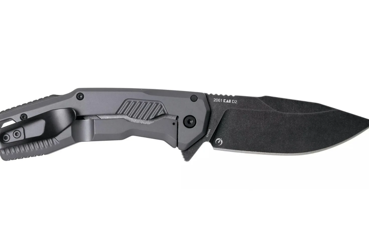 Couteau pliant Kershaw Cannonball KS.2061 blackwash manche en acier gris 11,4cm