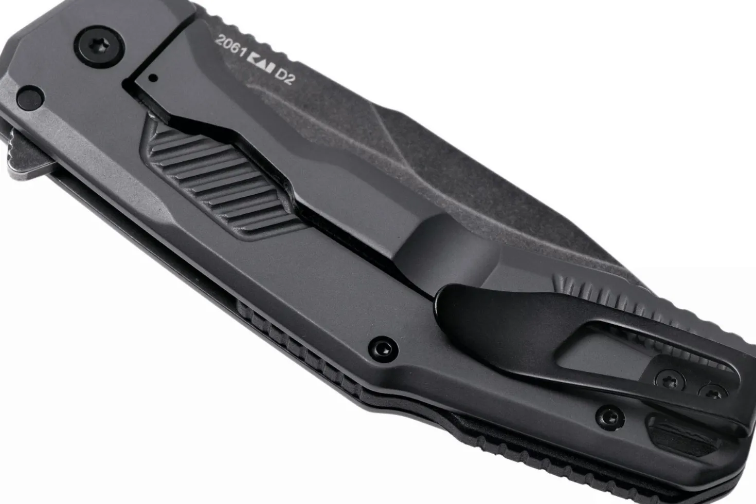 Couteau pliant Kershaw Cannonball KS.2061 blackwash manche en acier gris 11,4cm