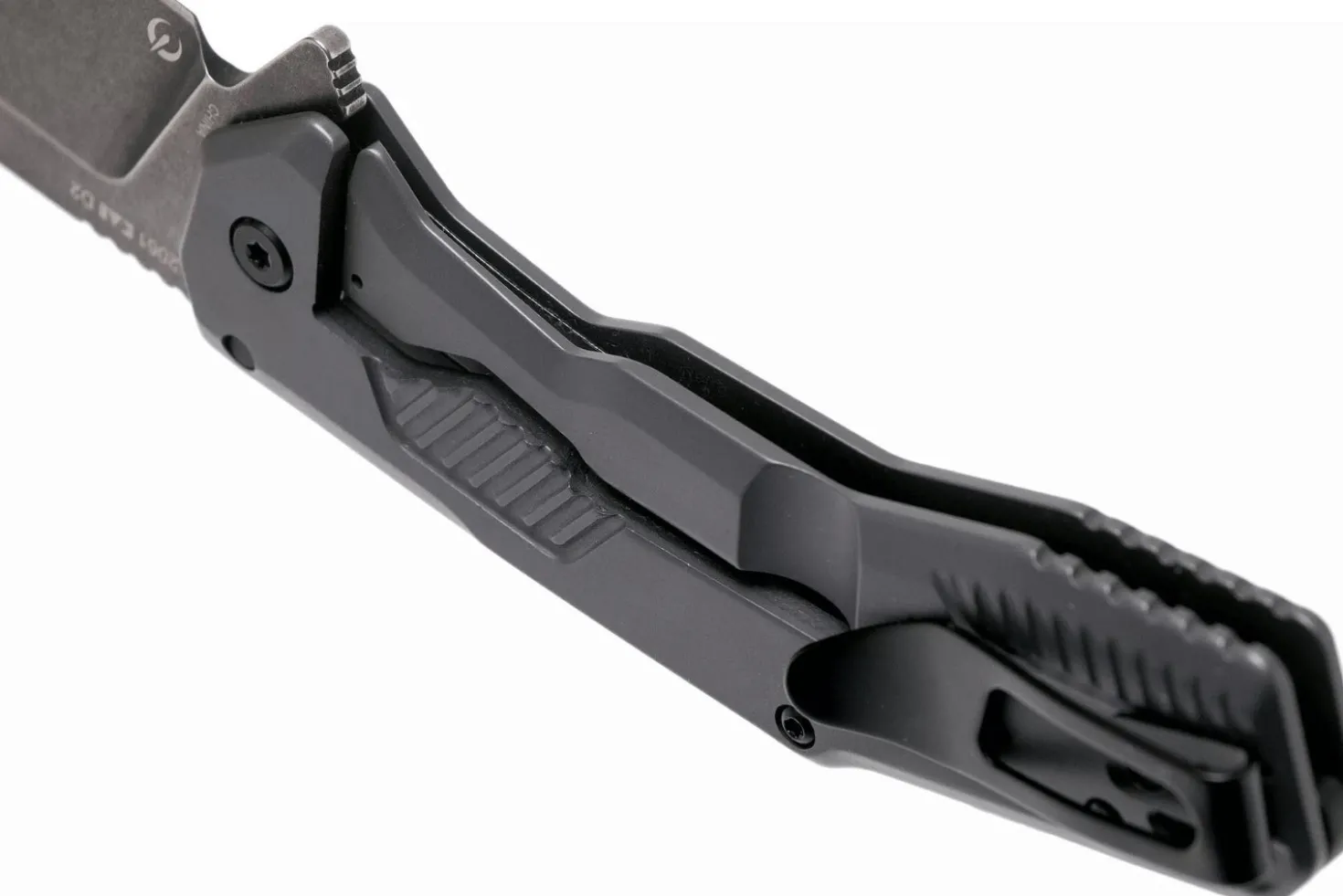 Couteau pliant Kershaw Cannonball KS.2061 blackwash manche en acier gris 11,4cm