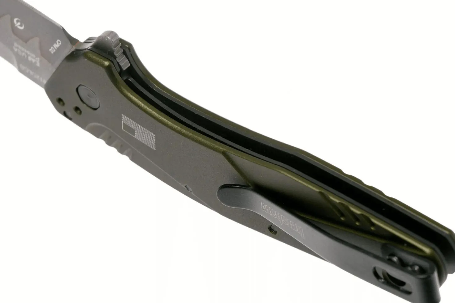 Couteau pliant Kershaw Dividendo Compo KS.1812OLCB deux aciers manche en aluminium 10,8cm