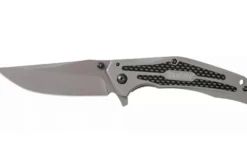 Couteau pliant Kershaw Duojet KS.8300 manche en acier/fibres de carbone 11,4cm