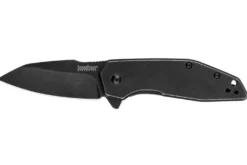 Couteau pliant Kershaw Gravel KS.2065 manche en acier à la finition blackwashed 8,9cm