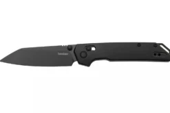 Couteau pliant Kershaw Iridium Reverse Tanto Black 2038RBLK manche en aluminium noir 11,4cm