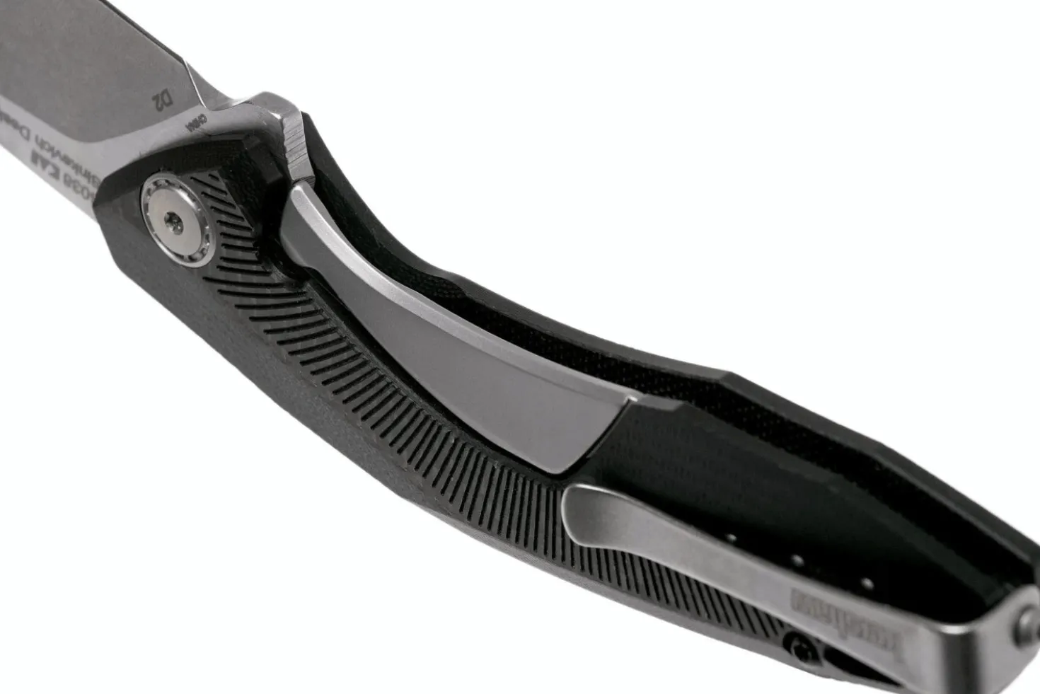 Couteau pliant Kershaw KS.4038 Tumbler manche en G10 et fibre de carbone noir 10,2cm