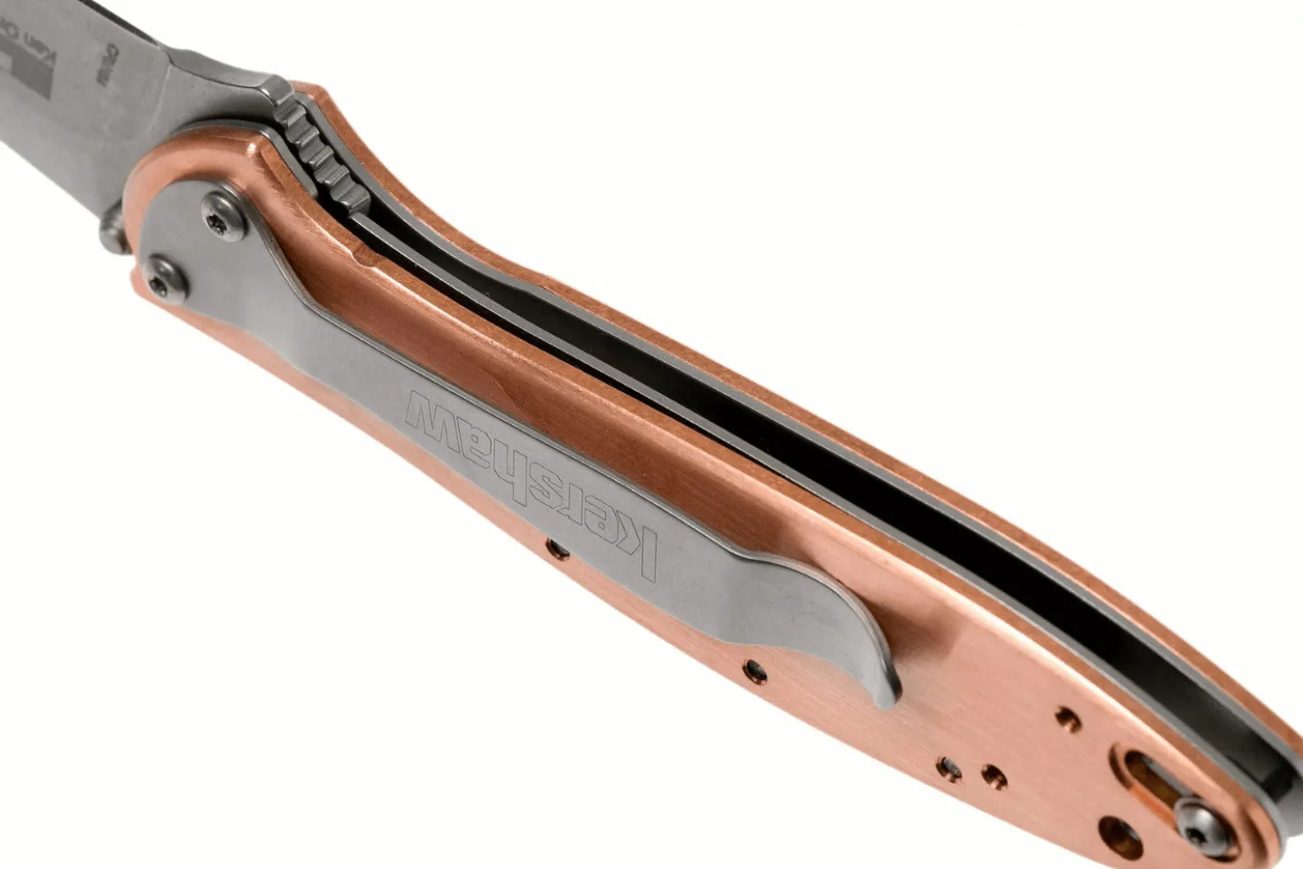 Couteau pliant Kershaw Leek Copper KS.1660CU manche en cuivre 10,3cm