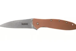 Couteau pliant Kershaw Leek Copper KS.1660CU manche en cuivre 10,3cm
