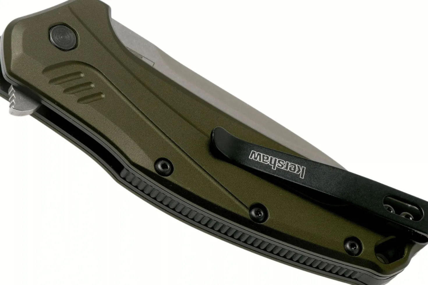 Couteau pliant Kershaw Link Olive KS.1776OLSW manche en aluminium anodisé vert 11,2cm