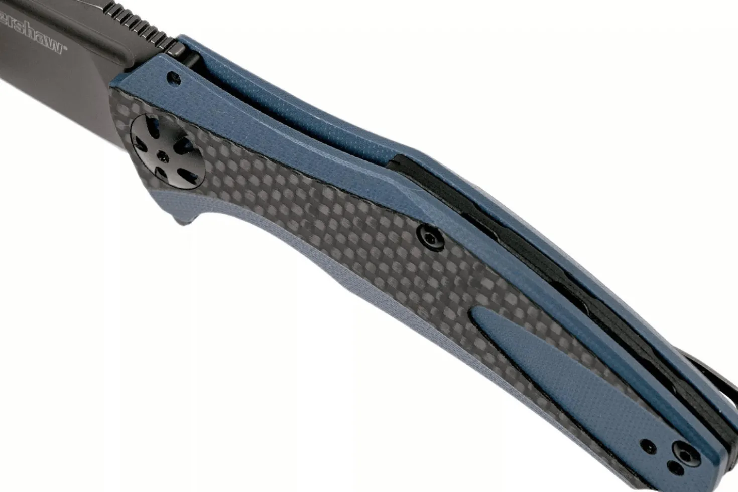 Couteau pliant Kershaw Natrix Copper KS.7007CF manche en G10 revêtu de fibres de carbone noir 10,8cm