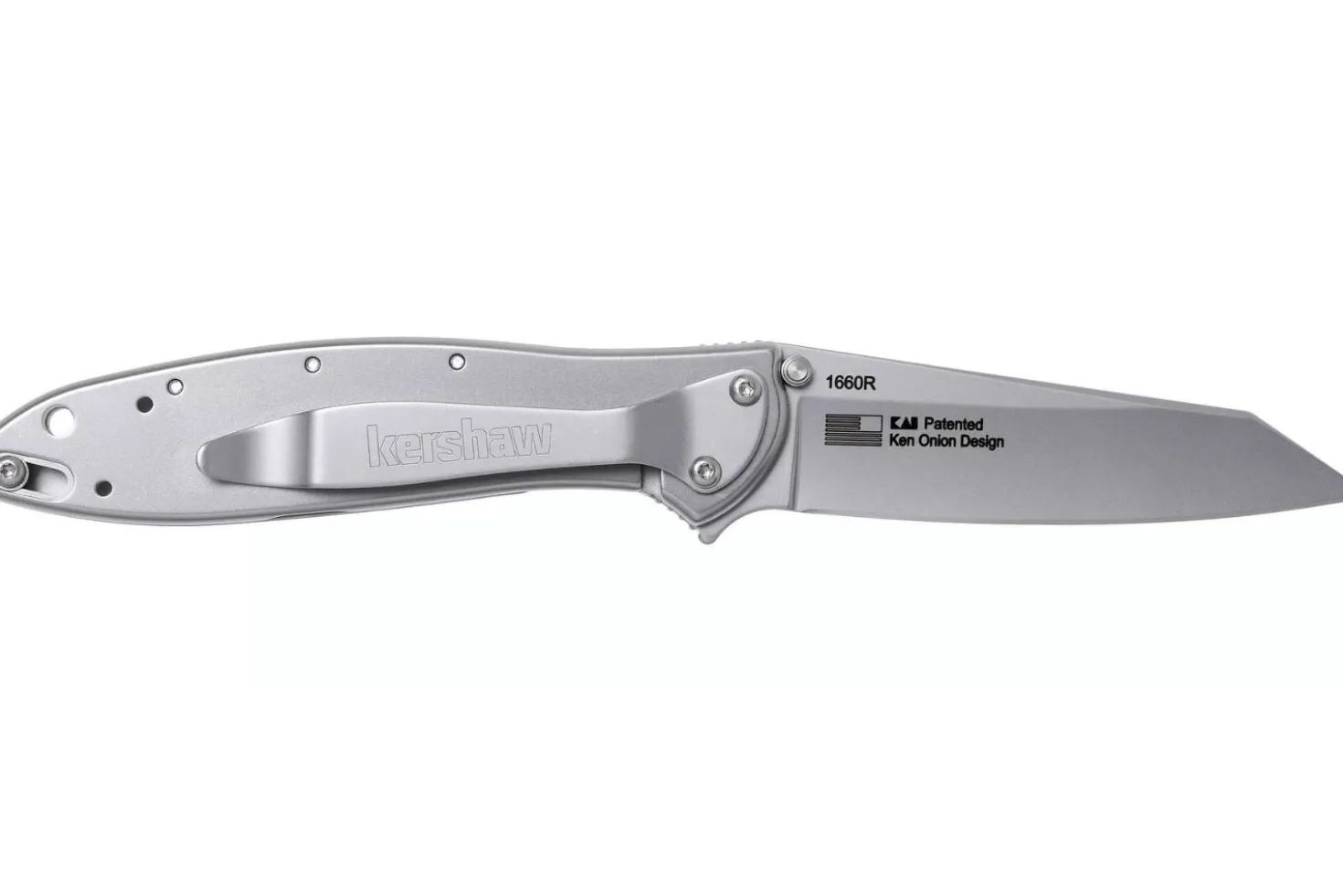 Couteau pliant Kershaw Random Leek KS.1660R manche en acier inox 10,2cm