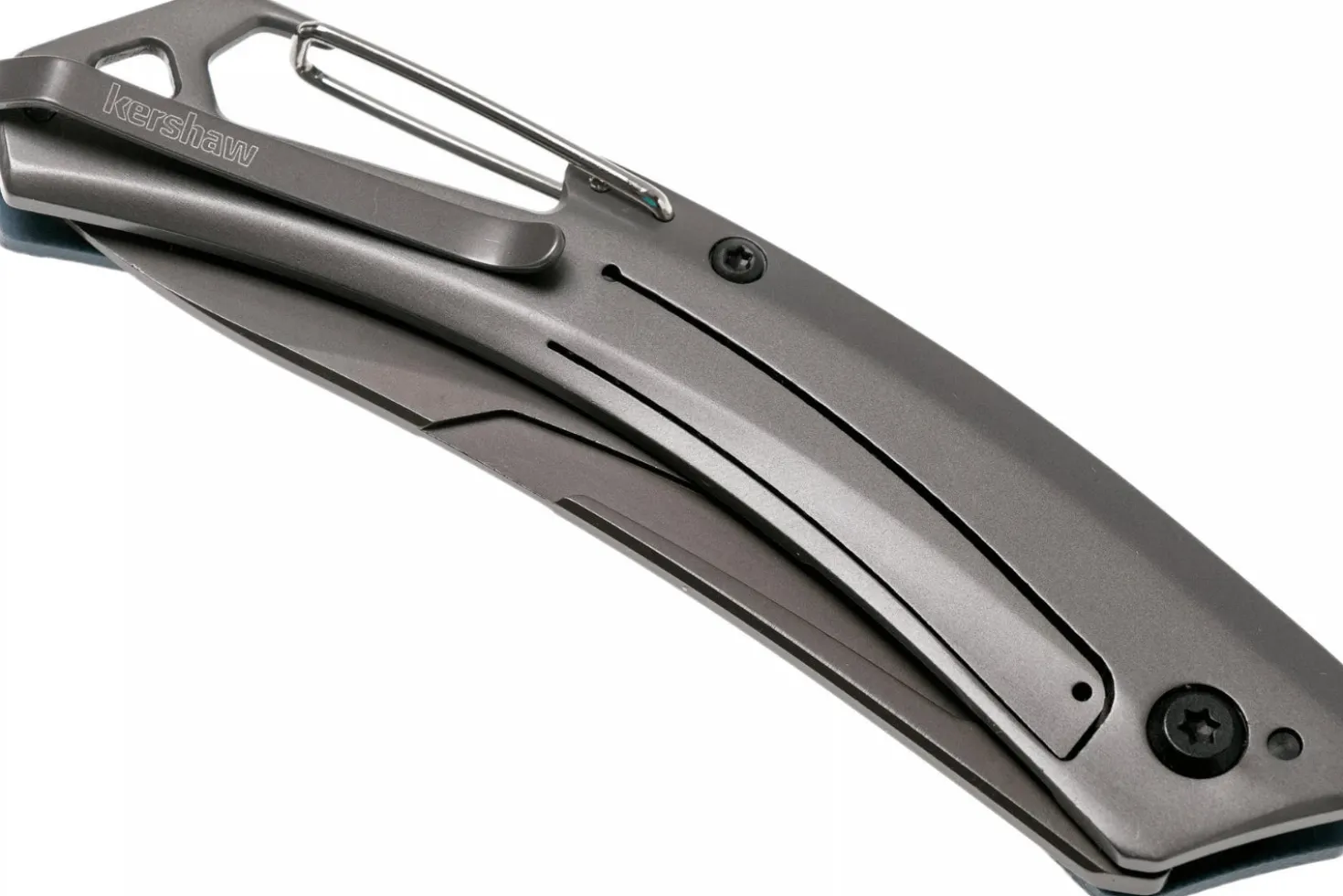 Couteau pliant Kershaw Reverb XL KS.1225 manche en fibre de carbone et G10 bleu/noir 10,9cm