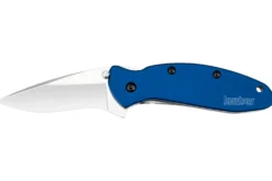 Couteau pliant Kershaw Scallion Navy Blue KS.1620NB manche en aluminium anodisé bleu 8,9cm