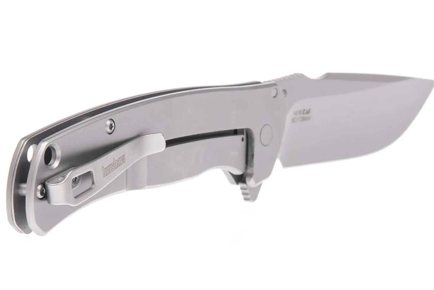 Couteau pliant Kershaw Scour KS.1416 manche en acier inoxydable 11cm