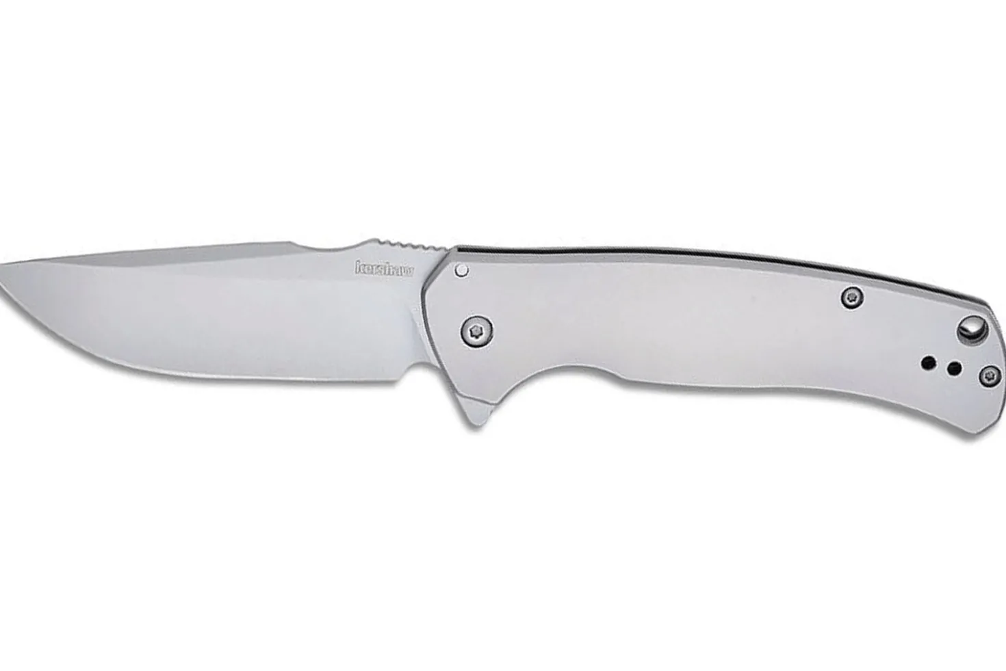 Couteau pliant Kershaw Scour KS.1416 manche en acier inoxydable 11cm