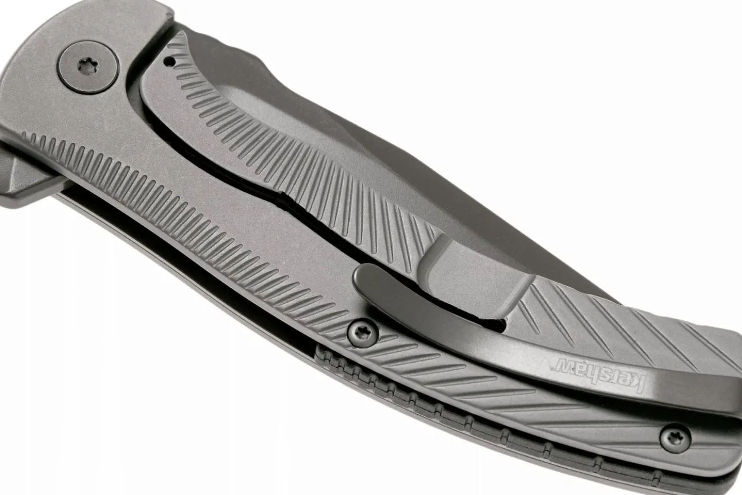 Couteau pliant Kershaw Seguin KS.3490 manche en acier gris 10,8cm