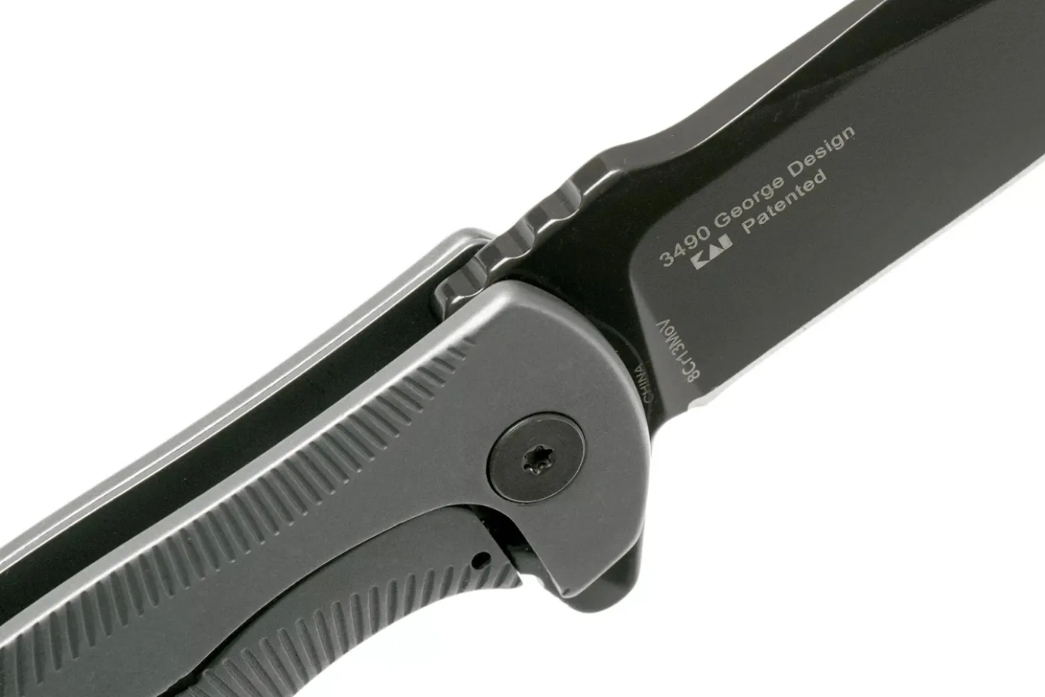 Couteau pliant Kershaw Seguin KS.3490 manche en acier gris 10,8cm