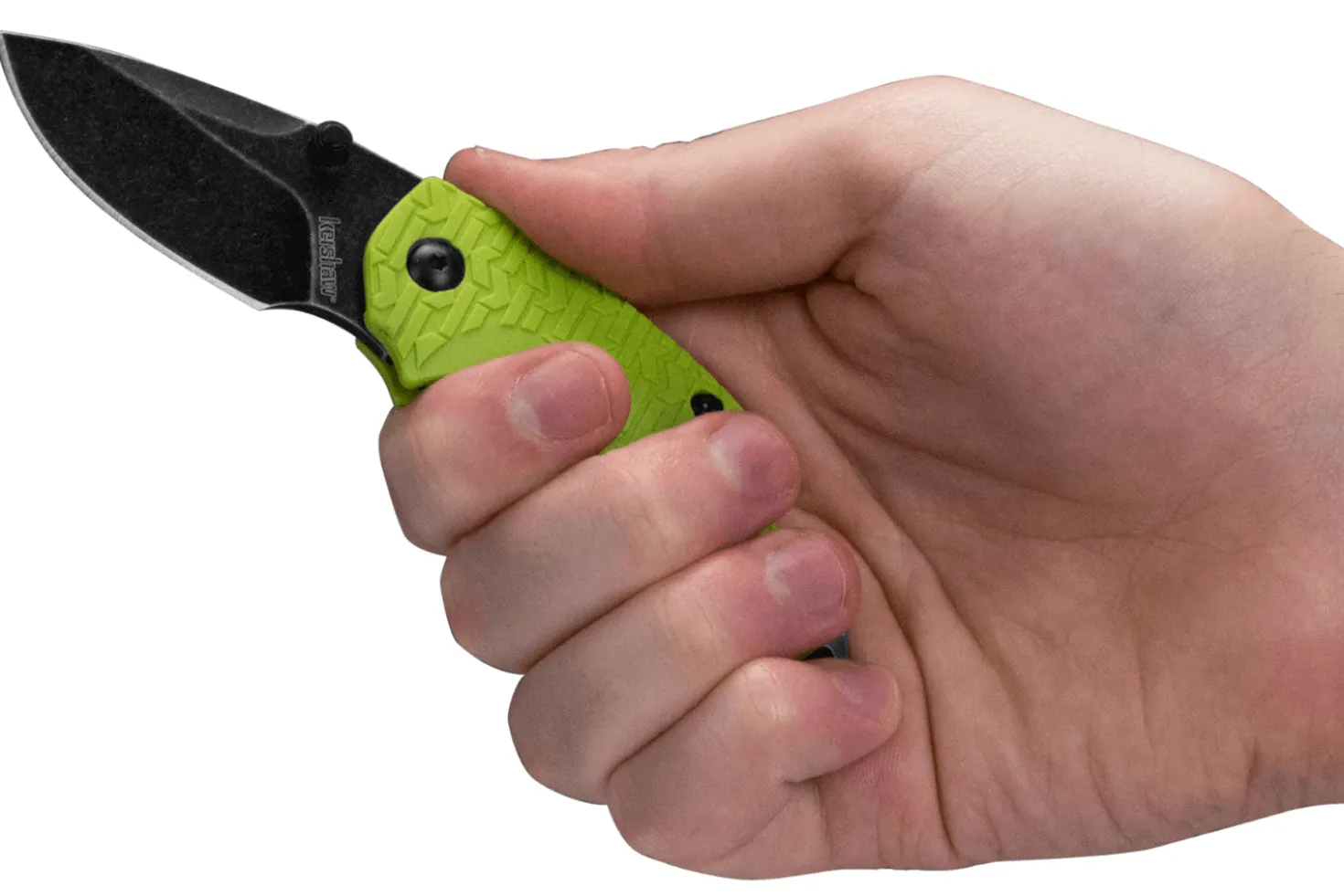 Couteau pliant Kershaw Shuffle Lime KS.8700LIMEBW manche en nylon/fibres de verre vert citron 8,3cm